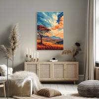 Serengeti Sunrise Poster