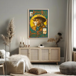 Buffalo Bill's Wild West Show Vintage Poster Print