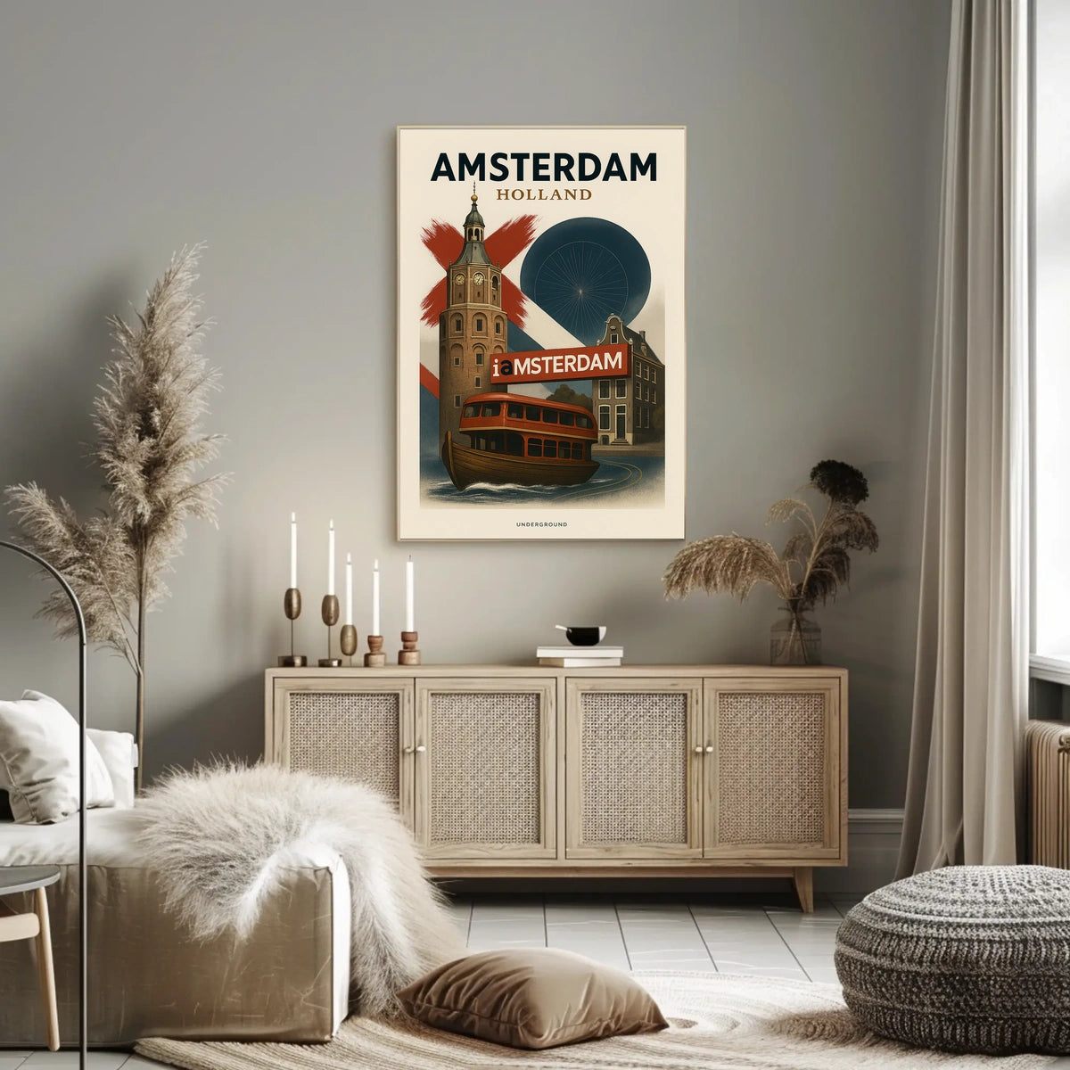 Amsterdam Underground Poster