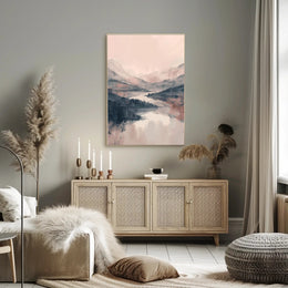 Serene Mountain Landscape Poster
