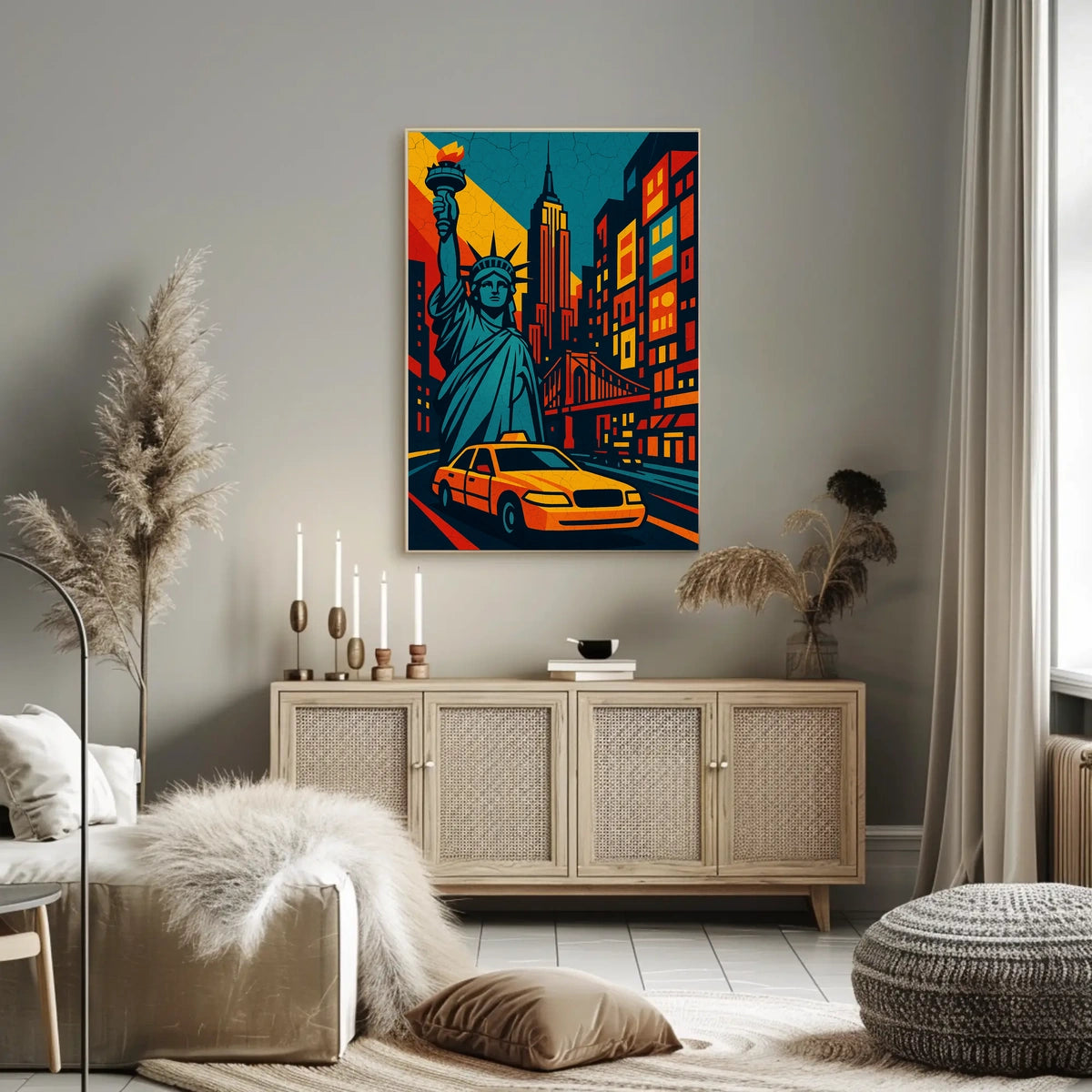 Iconic New York Vibes Poster