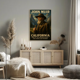 John Muir Conservationist And Sierra Poster
