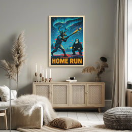 HOME RUN Fantasy Baseball Poster