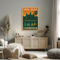 Siem Reap Cambodia Poster
