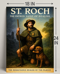 St. Roch The Patron Saint of Healing Poster PosterGoat