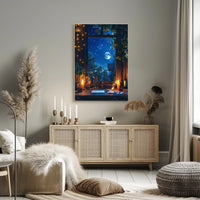 Mystical Tribal Fantasy Art Poster: Intense Colors PosterGoat