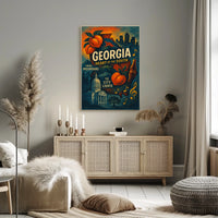 Georgia Heart Of The South Poster