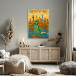 New York City Skyline Poster