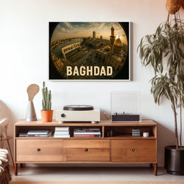 Baghdad Cityscape Poster