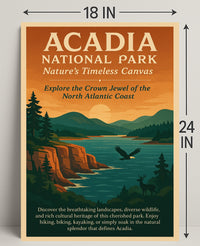 Acadia National Park Scenic Adventure National Park Poster