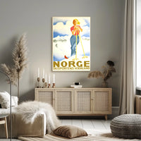 Norge Skisportens Hjemland Poster
