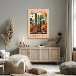 Chicago Cityscape Poster