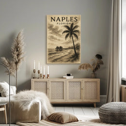 Naples Florida Serene Coastal Escape Poster Wall Art