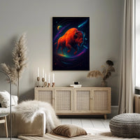 Cosmic Bison Poster