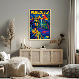 Venezuela A Vibrant Fusion Poster