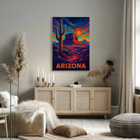 Arizona Desert Landscape Poster