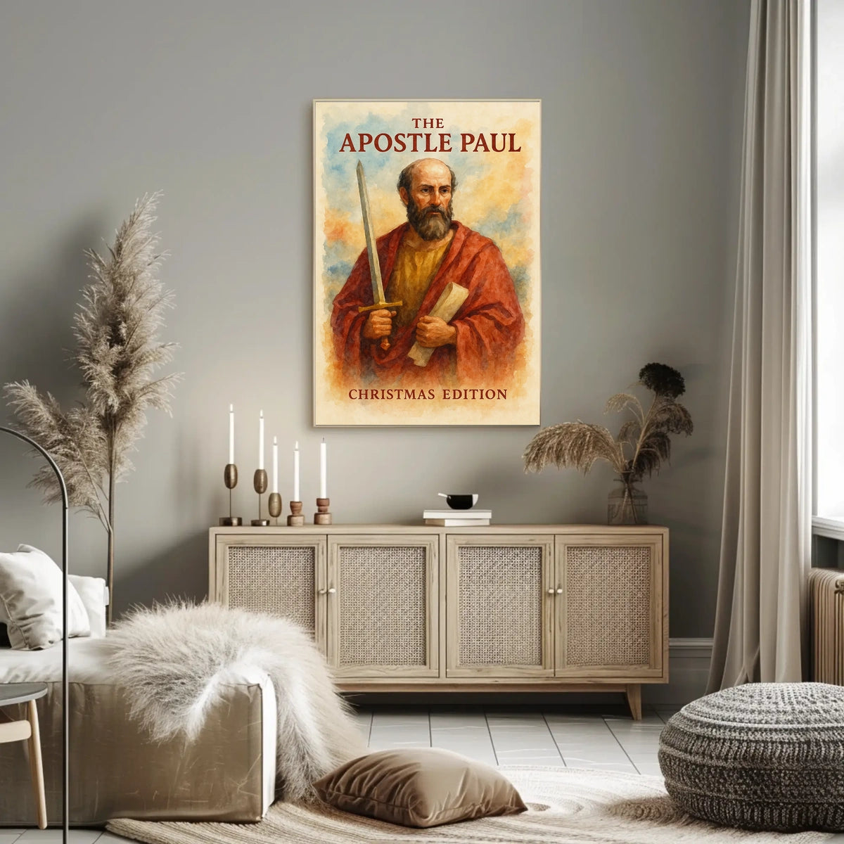 Christmas Edition Apostle Paul Cultural Heritage Poster