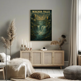 Niagara Falls Steampunk SciFi Collectors Poster