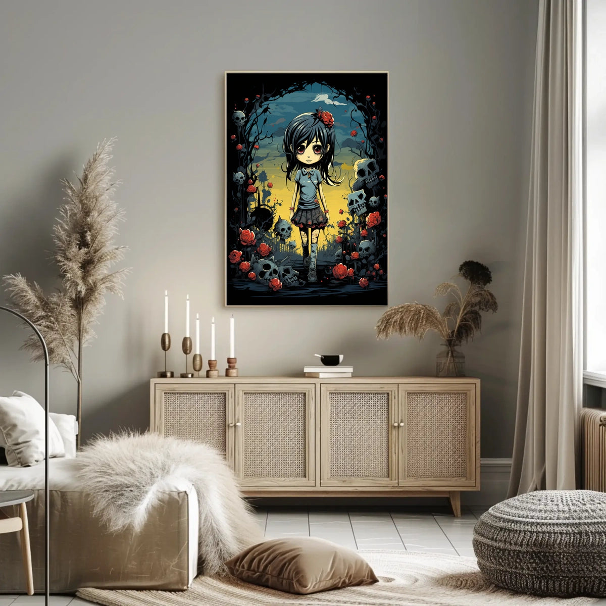 Gothic Garden Stroll Poster