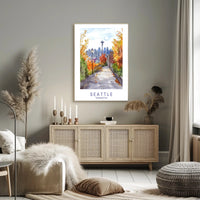 Autumn in Seattle Poster PosterGoat