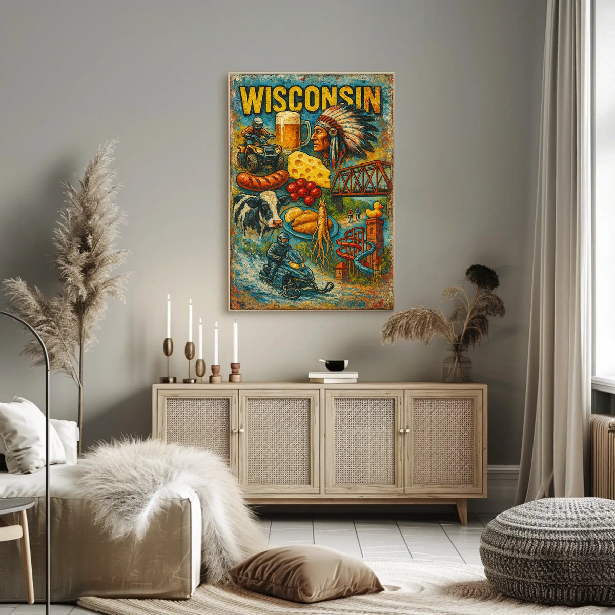 Discover Wisconsin Poster