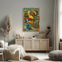 Discover Wisconsin Poster