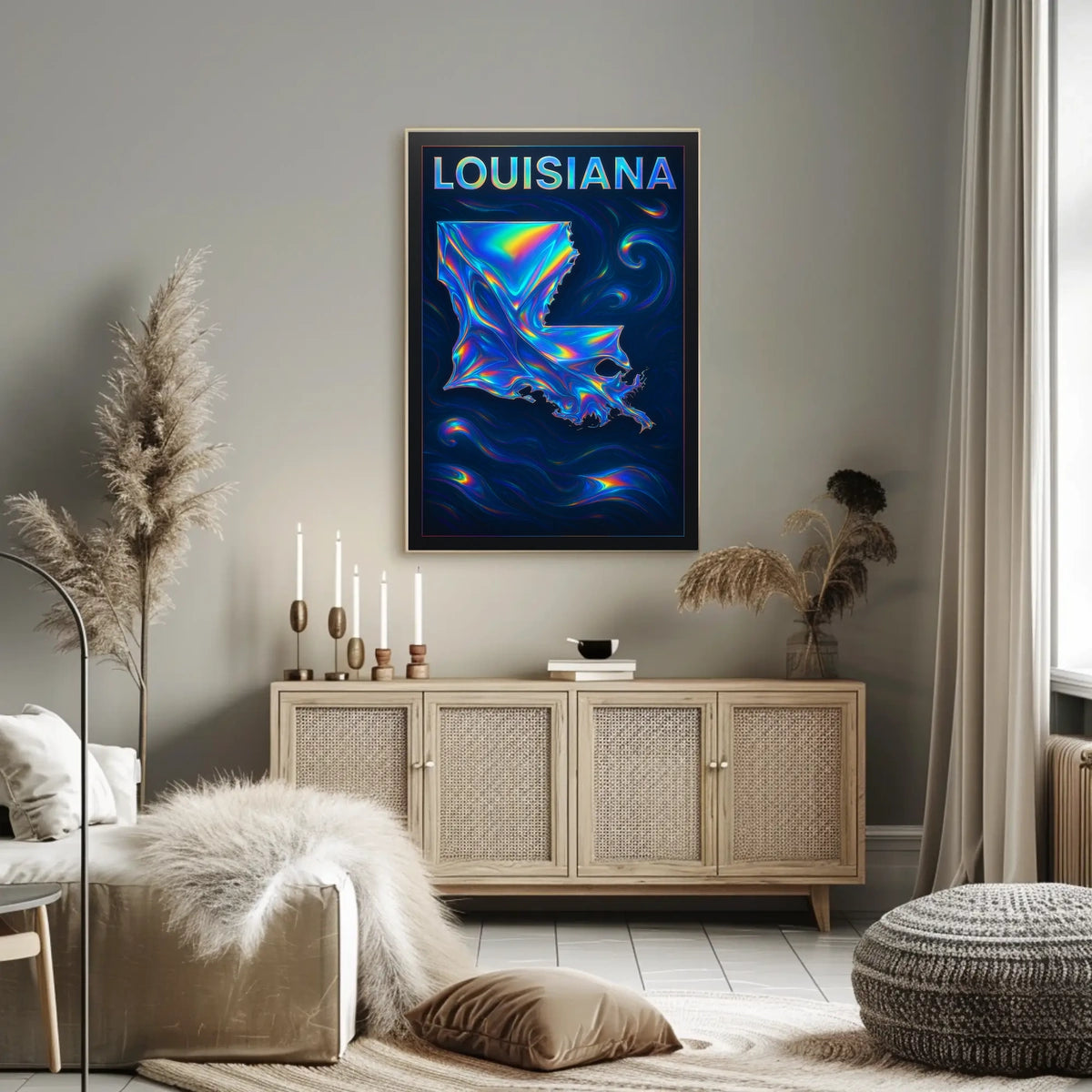 Louisiana In Vibrant Hues Poster