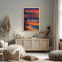 Los Angeles The City of Angels Poster