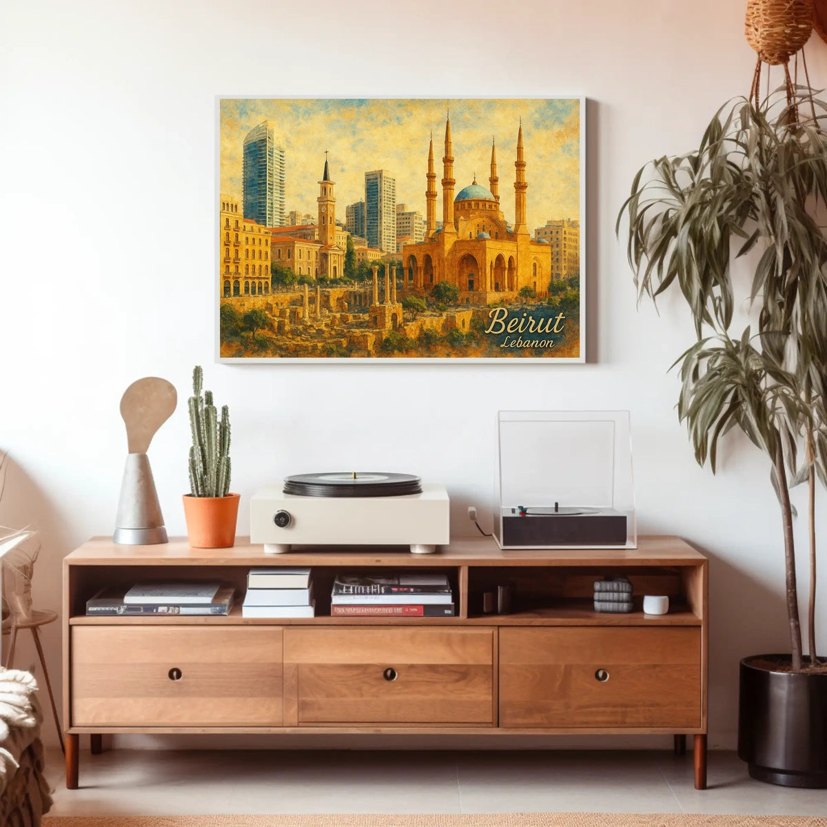 Beirut Cityscape Wanderlust Photography Poster