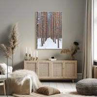 Winter Forest Serenity Poster