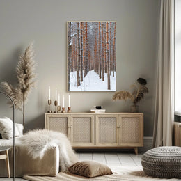 Winter Forest Serenity Poster