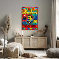 Grover Cleveland Pop Art Historical Presidential Poster