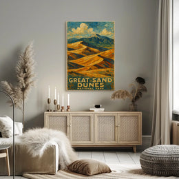 Great Sand Dunes National Park Scenic Wanderlust Poster