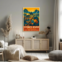 Stones River Tennessee Civil War Poster