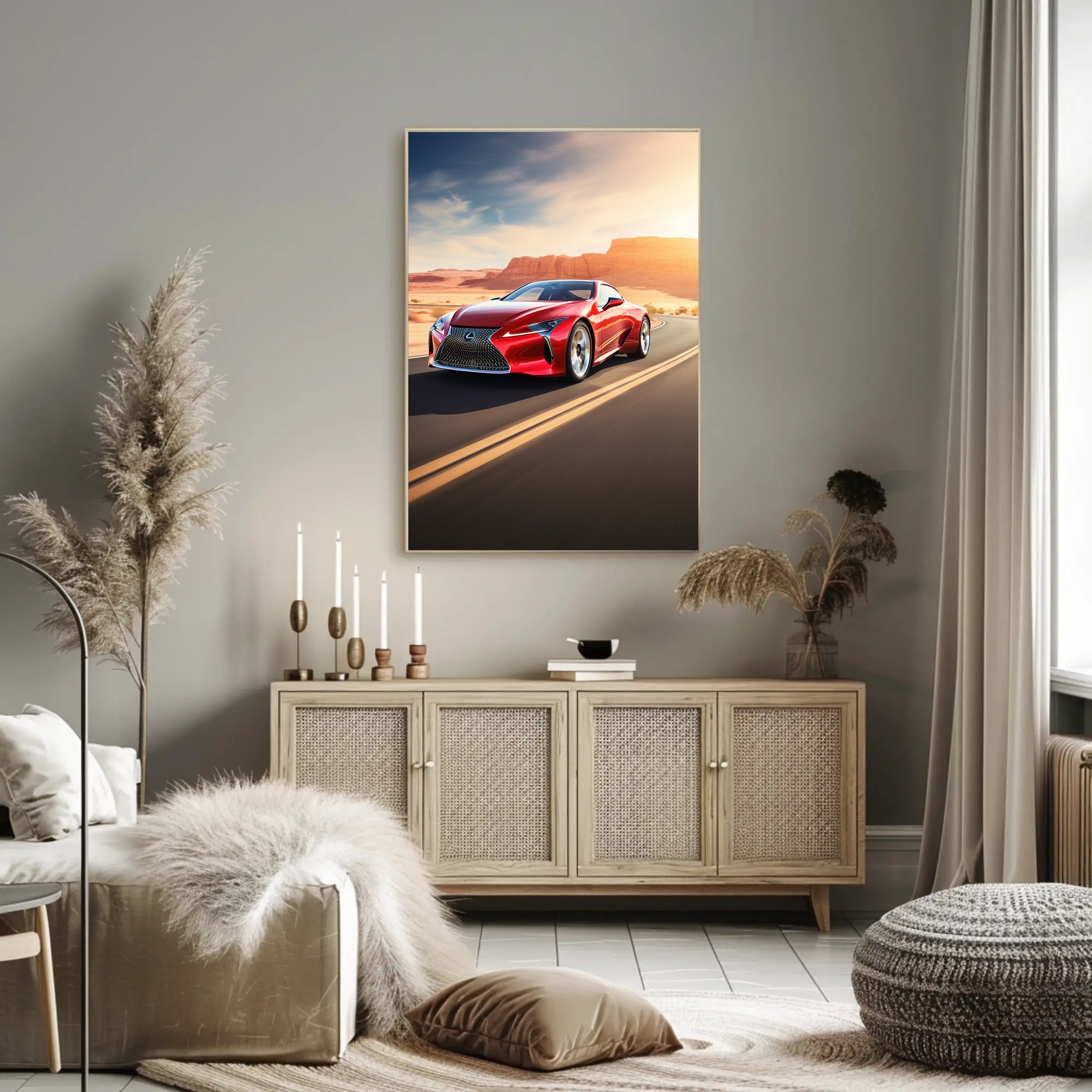 Desert Drive Poster PosterGoat