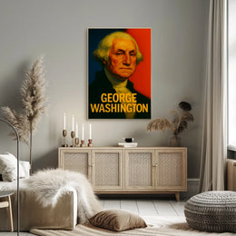 George Washington Historic Vintage Decor Lovers Poster