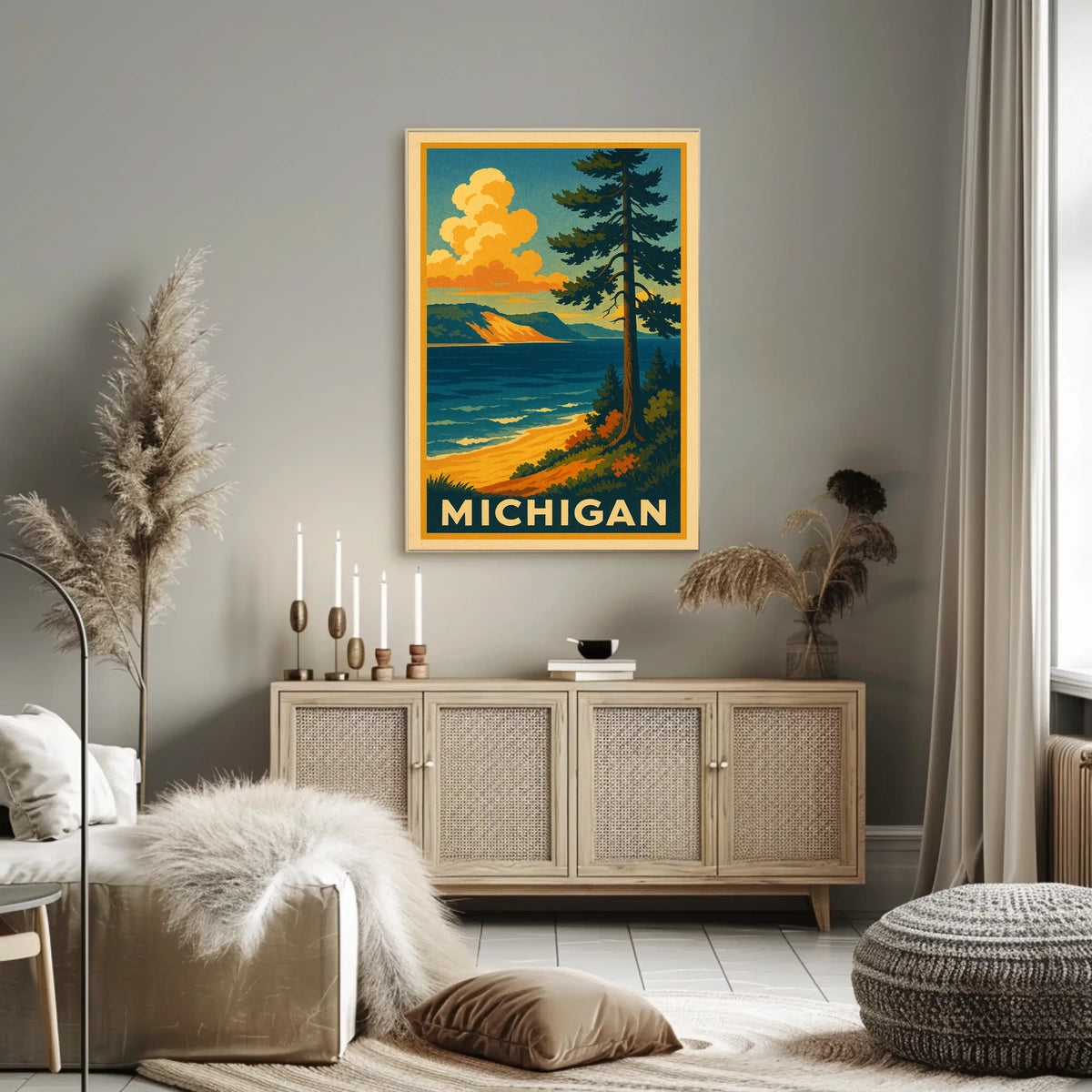 Michigan Scenic Landscape Poster