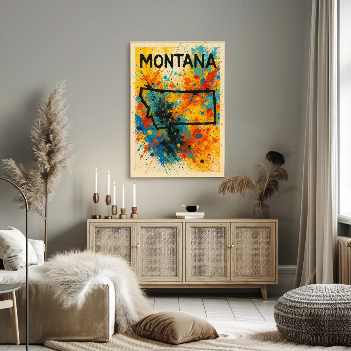 Montana Splash Poster