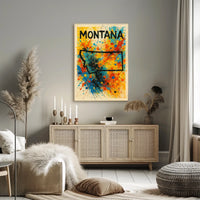 Montana Splash Poster