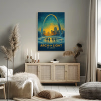 Arch Of Light St. Louis Poster