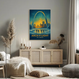 Arch Of Light St. Louis Poster