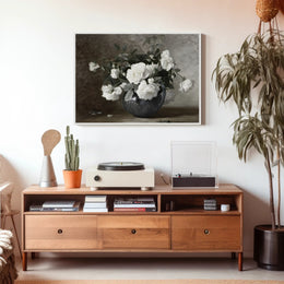 Elegant Floral Still Life Poster