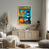 Delaware Coastal Charm Poster
