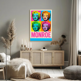 Pop Art Icon Monroe Poster PosterGoat