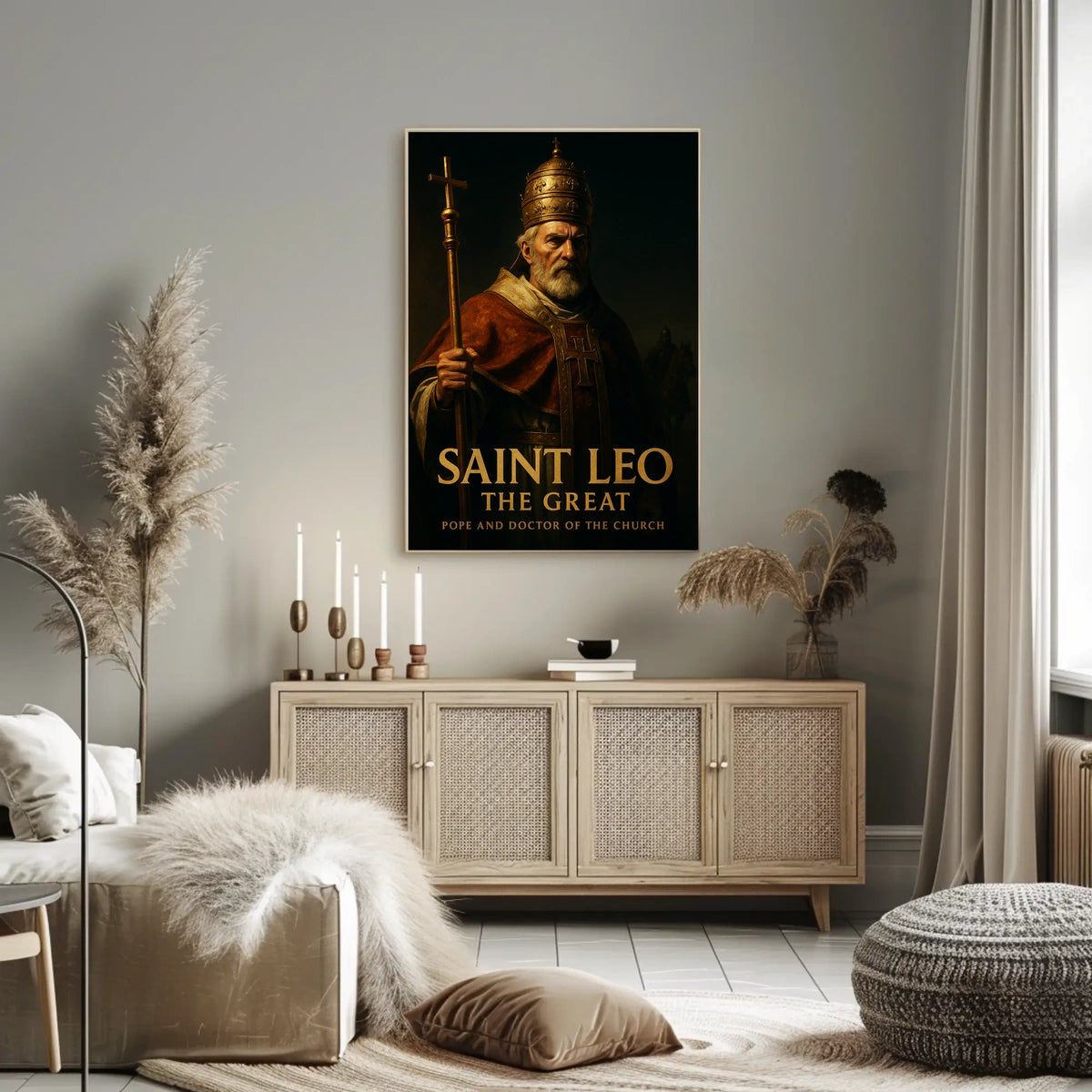 Saint Leo The Great Poster