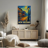 New Orleans Nightscape Poster