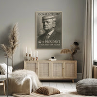 Donald Trump 47th President Poster