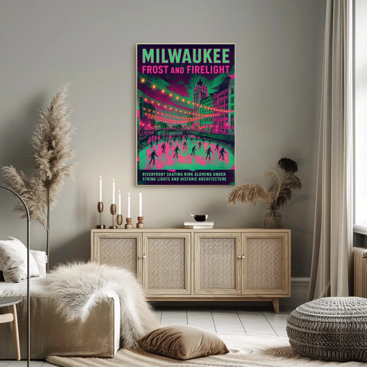 Milwaukee Frost and Firelight Poster