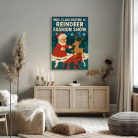 Mrs. Claus Hosts a Reindeer Fashion Show Poster