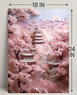 Cherry Blossom Dreamscape Poster